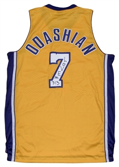 Lamar Odom Owned Los Angeles Lakers "Odashian" Jersey (Letter of Provenance)